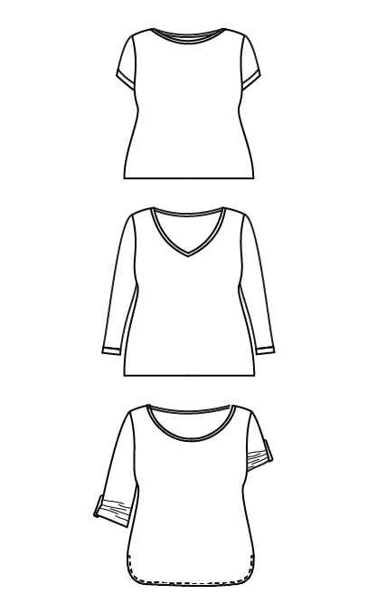 Cashmerette concord T-shirt Pattern