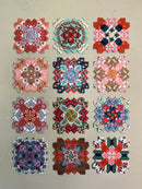 Lucy Sample Blocks: Pine Trees and Pomegranates