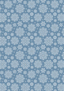 Snowflakes Iced Blue
