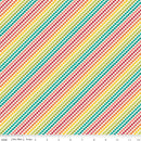 Rainbow Stripe Cream