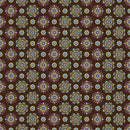 Flower Tile Brown