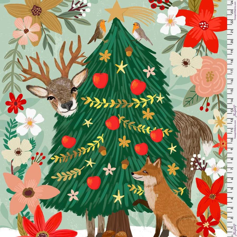 Christmas Pine Panel