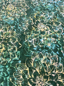 On Cloud 9 Dahlia Emerald Batik