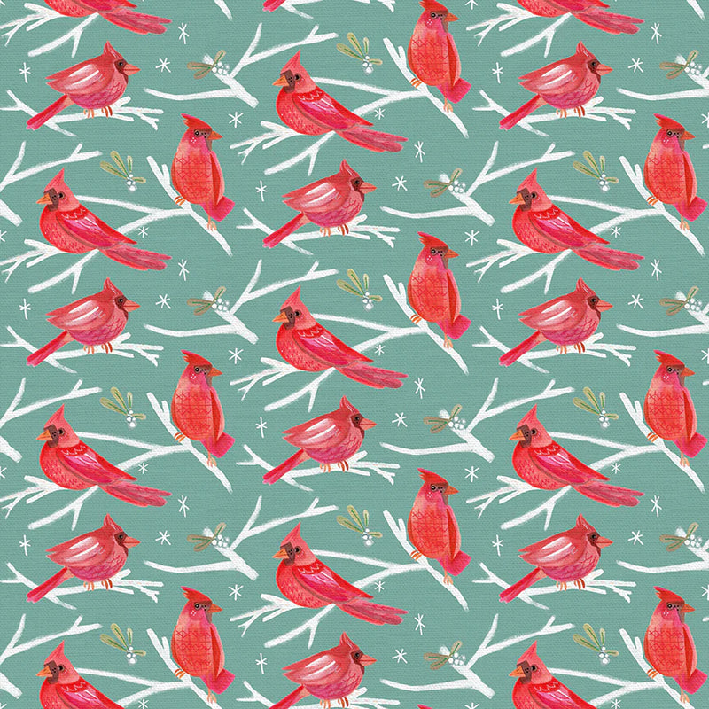 Mod Christmas Birds Cardinals