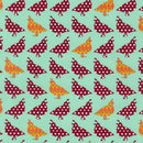 Holiday Sweet Tweets Quails Retro