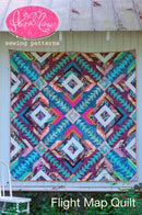 Flight Map Quilt pattern