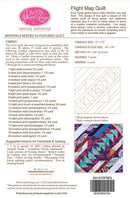 Flight Map Quilt pattern