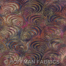 modern swirls blooms batik