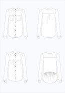 Archer Button Up Shirt pattern