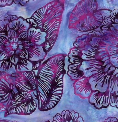 bohemian floral petunia batik