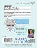 mini lotus quilt pattern