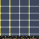 Warp Weft Heirloom Navy Yellow Check