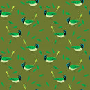 Western Birds Organic green jay knit