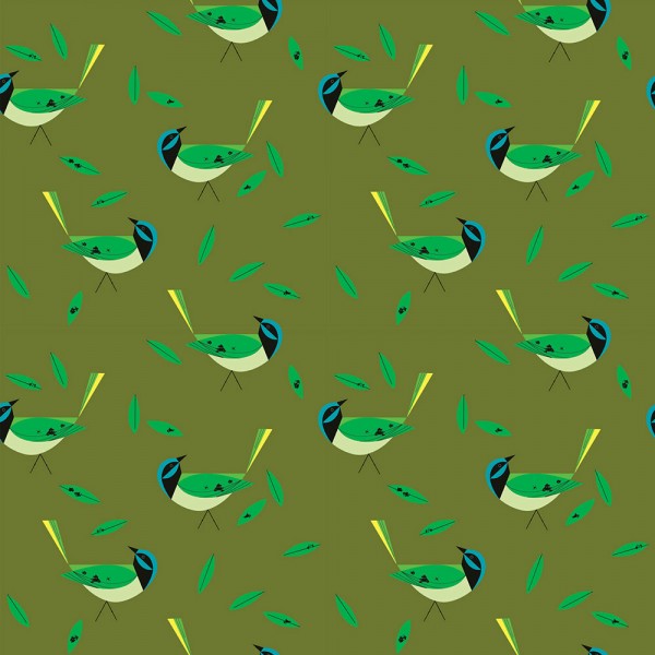 Western Birds Organic green jay knit
