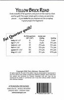 yellow brick road pattern