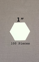 1-in Hexagon Paper Pieces 100 Count