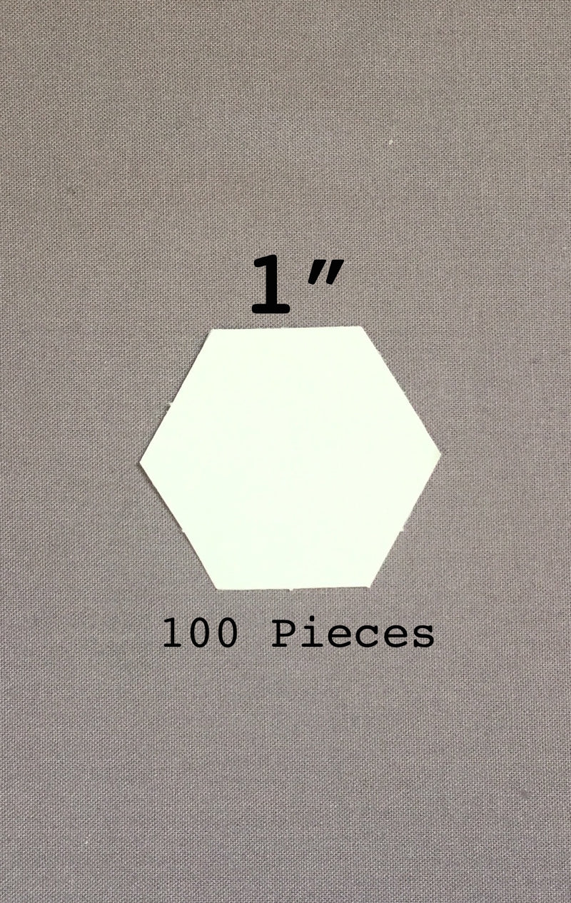 1-in Hexagon Paper Pieces 100 Count