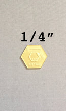 1/4-in Hexagon Acrylic Template
