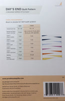 Day's End Quilt Pattern