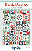 Thimble Blossoms Night Sky