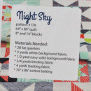 Thimble Blossoms Night Sky