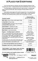 A Place for Everything Bag