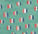 Wonder French Flags Aqua