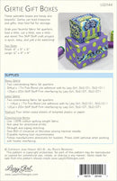 Gertie Gift Boxes Pattern