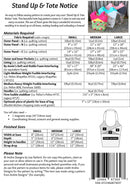 Stand Up & Tote Notice Pattern