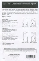 Crossback Reversible Apron Pattern