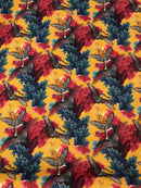 French Kimono Mustard Velveteen