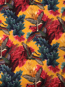 French Kimono Mustard Velveteen