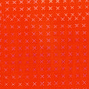 Stitched Cross Stitch Pumpkin