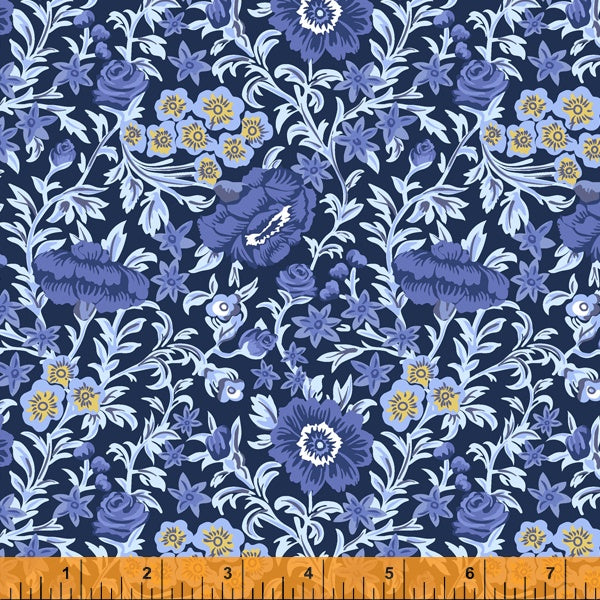 Isobel Trailing Blooms Navy