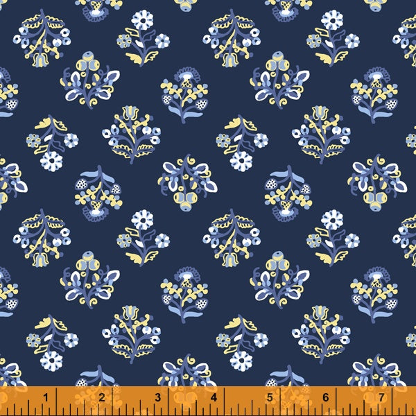 Isobel Embroidery Navy