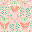 Moonlit Moth Damask Posy