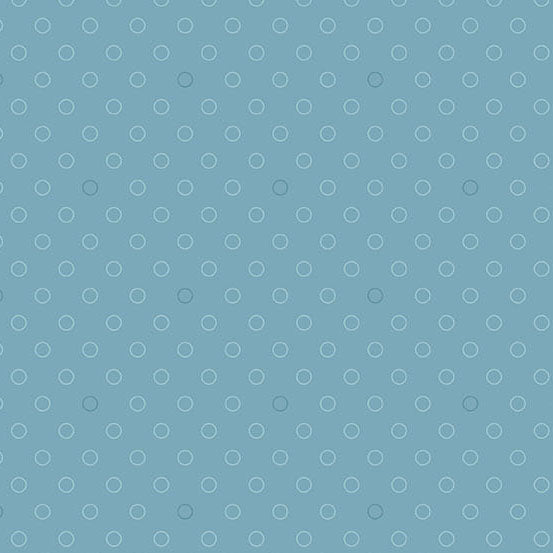 Spots and Dots Dusty Blue