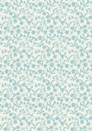 Duck Egg Floral Silhouette