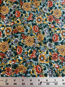 French Poplin Sveta Petrol