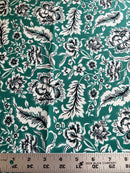 French Poplin Romana Emerald