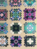 Lucy Sample Blocks: Tourmaline and Tendrils