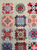 Lucy Sample Blocks: Pine Trees and Pomegranates