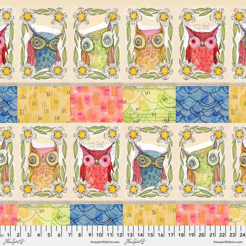 Well Owl Be Owl Patchwork Panel