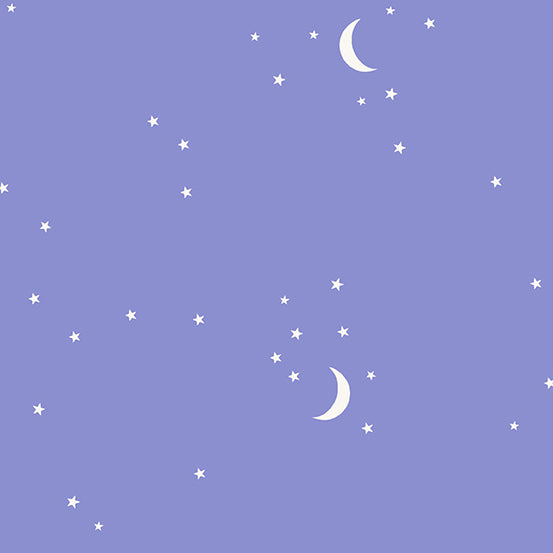 Moon and Stars Periwinkle