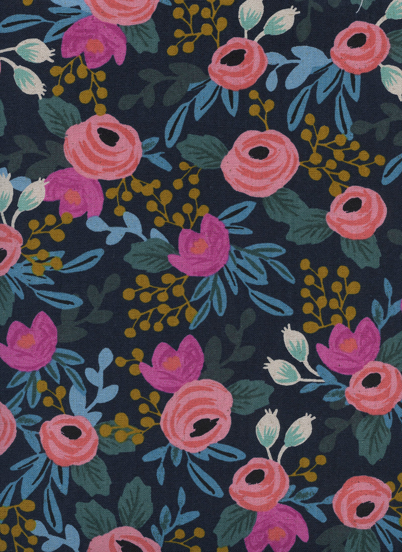 Menagerie Rosa Canvas Navy